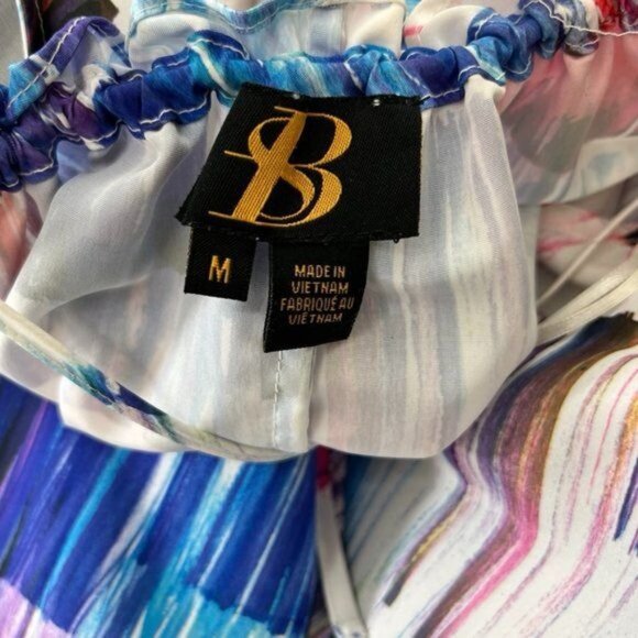 Anthro 'Sonora' Sachin + Babi Tie Dye Water Color Midi Dress - Picture 9 of 10